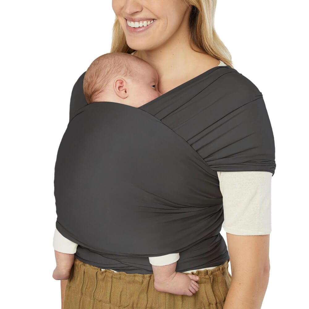 ergobaby wrap carrier Ergobaby Aura Wrap Sustainable Knit Baby Carrier