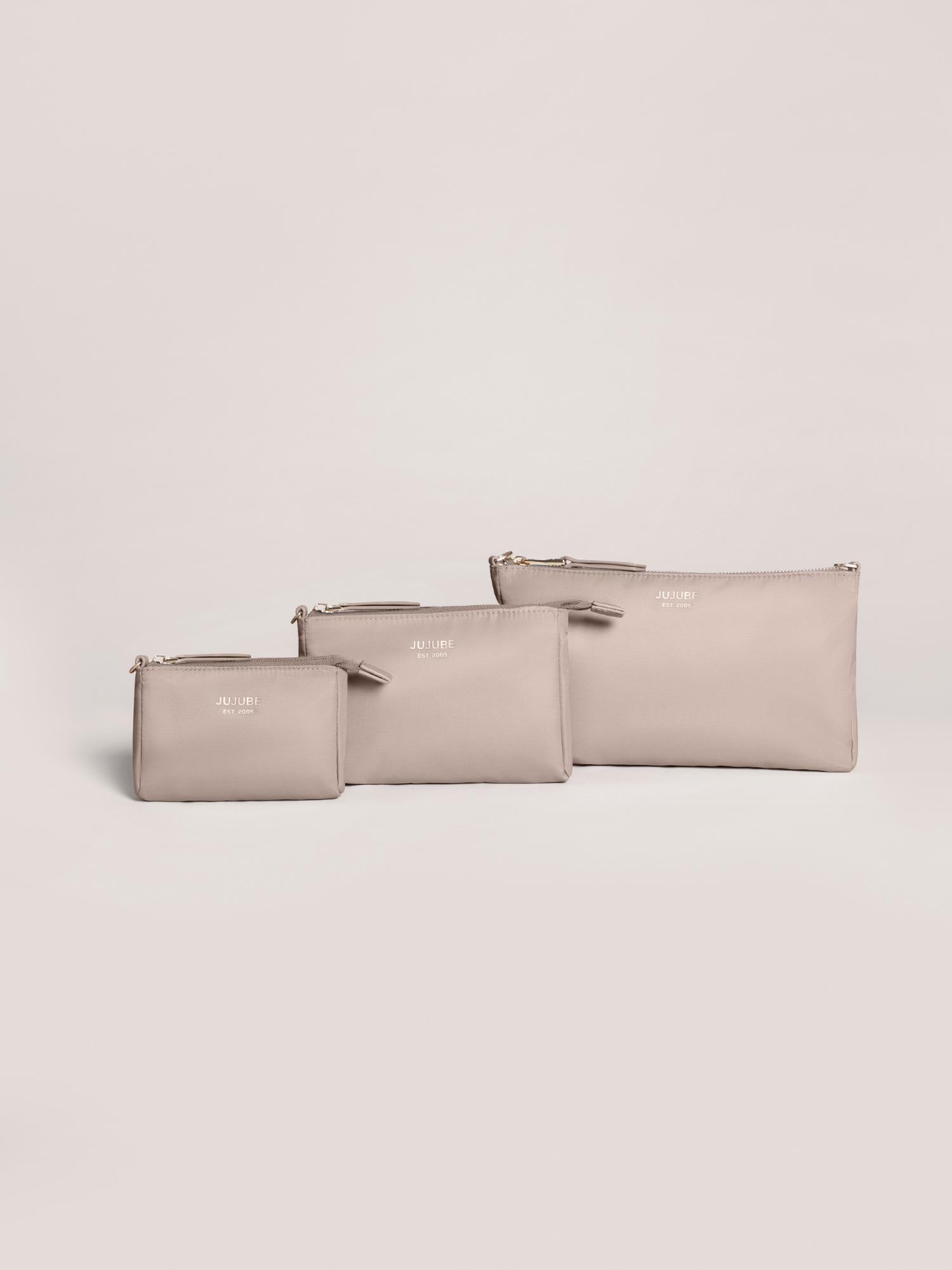 【juju and...】 JuJuBe 3-Piece Pouch Clutch Purse Set - Taupe – Natural Resources