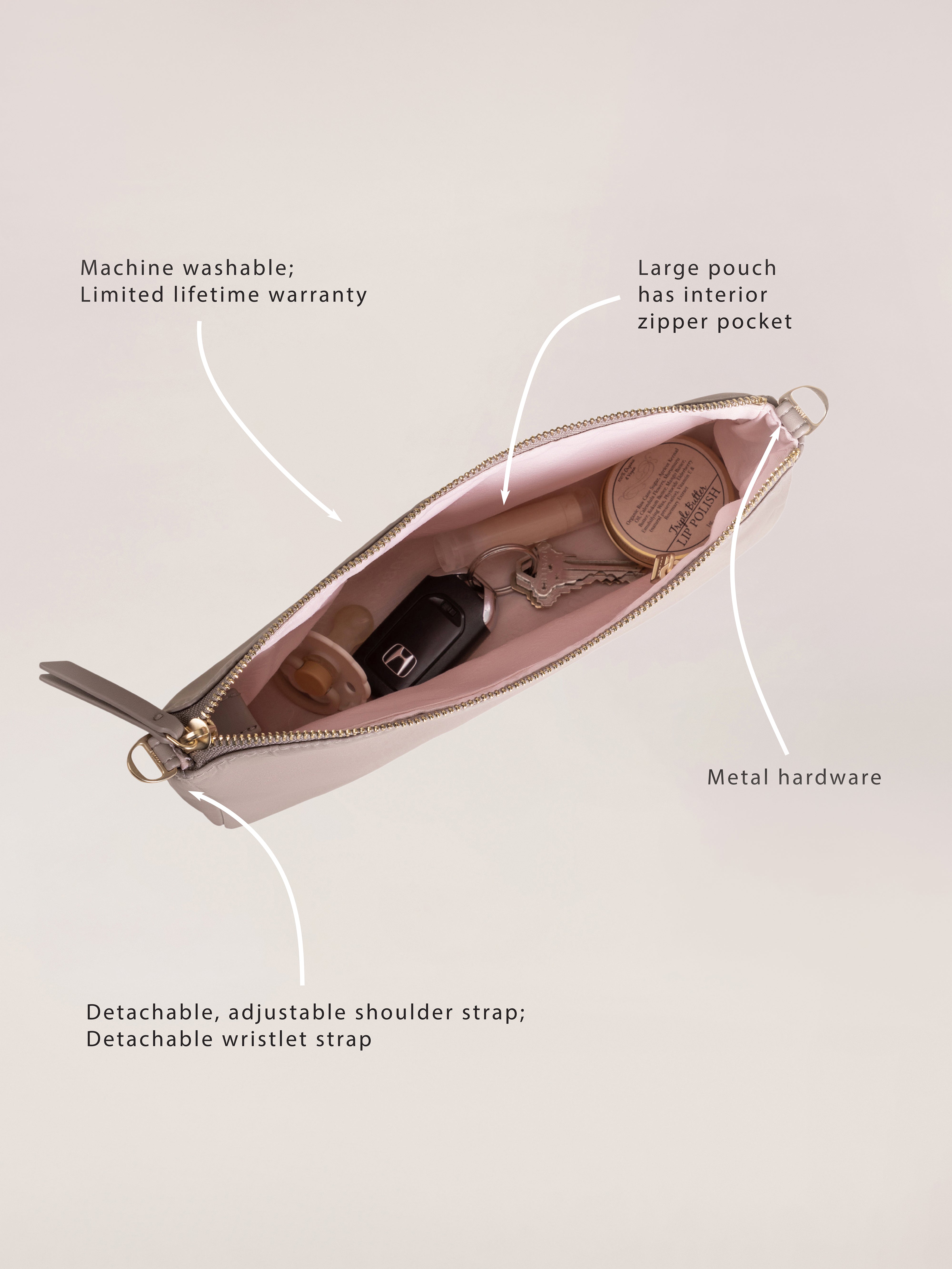 【juju and...】 JuJuBe 3-Piece Pouch Clutch Purse Set - Taupe – Natural Resources