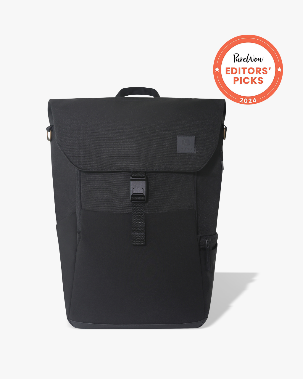 ★ANOETIC★ PATCH PADDED BACKPACK_BLACK Designer fashion, Seoul-fully created | W Concept