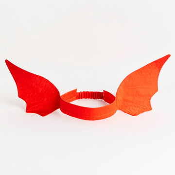 Silk Dragon/Dinosaur Ears Headband - Red