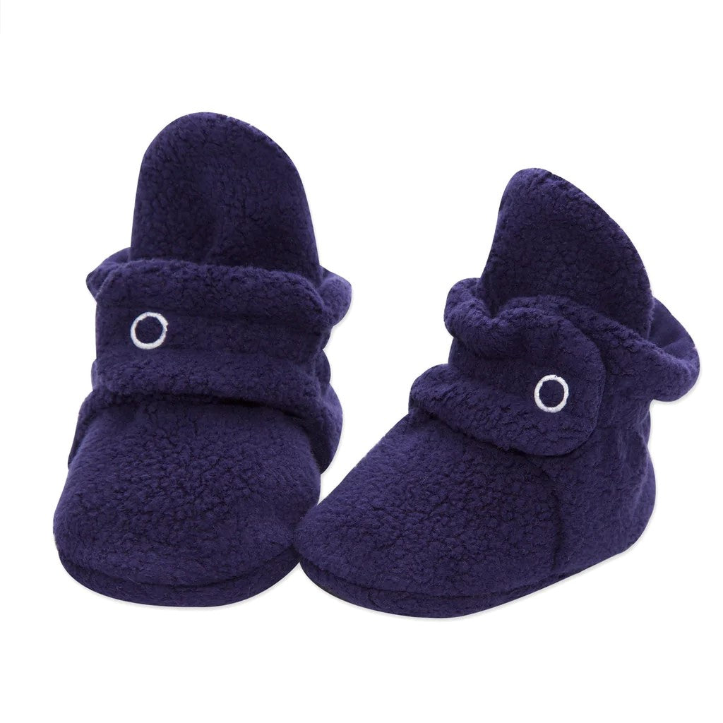 Cozie Fleece Baby Booties Navy Natural Resources Pregnancy Parenting