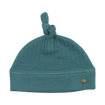 zzRibbed Top-Knot Hat - Oasis