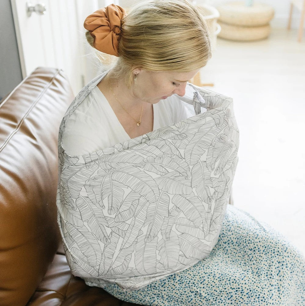 Tie Dye American Flag Eagle Car Seat Cover - Multi-use Nursing Cover & Stroller Canopy