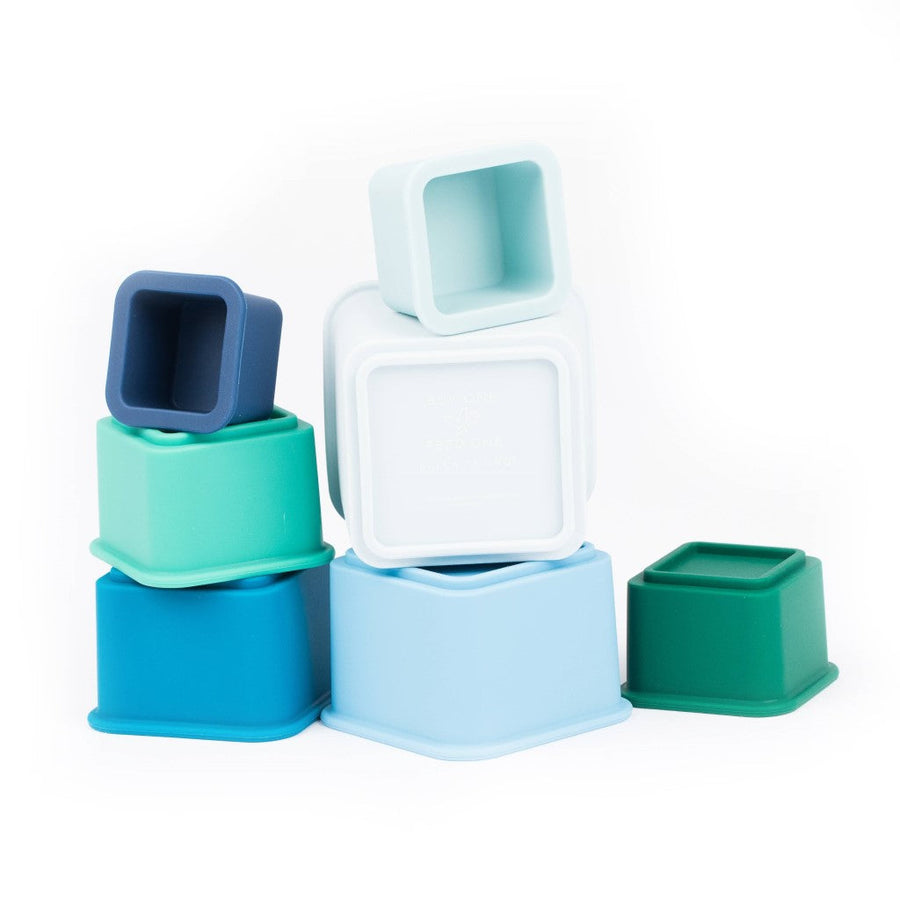Happy Stacks Nesting Boxes - Cool Blue