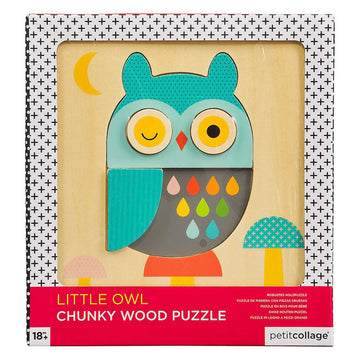 Chunky Wooden Puzzle - Little Owl