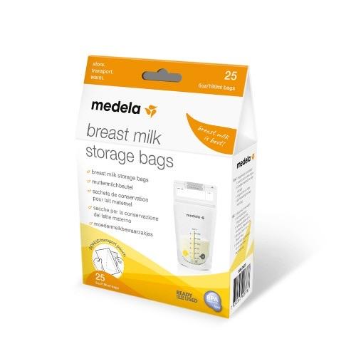 Medela Breast Milk Storage Bags 180ml 25 Pack