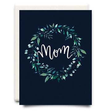 Mom Wreath Card