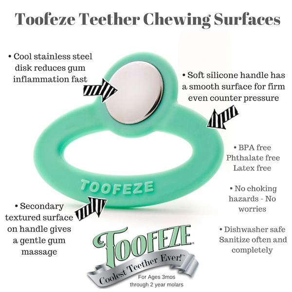 Metal hot sale baby teether