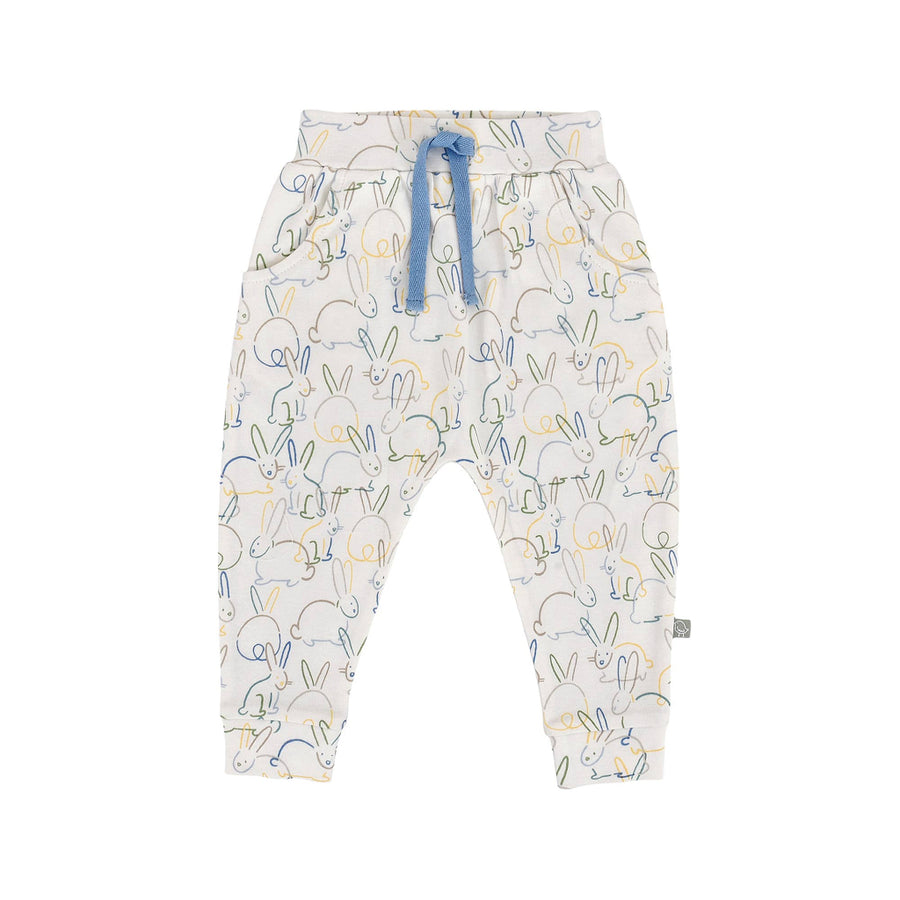 Organic Baby Lounge Pants - Bunnies