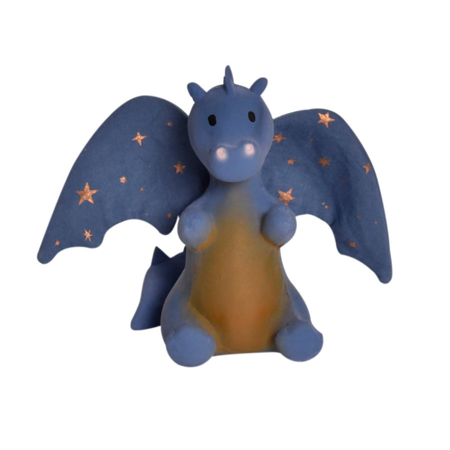 Baby Dragon Natural Rubber Rattle w/Crinkle Wings
