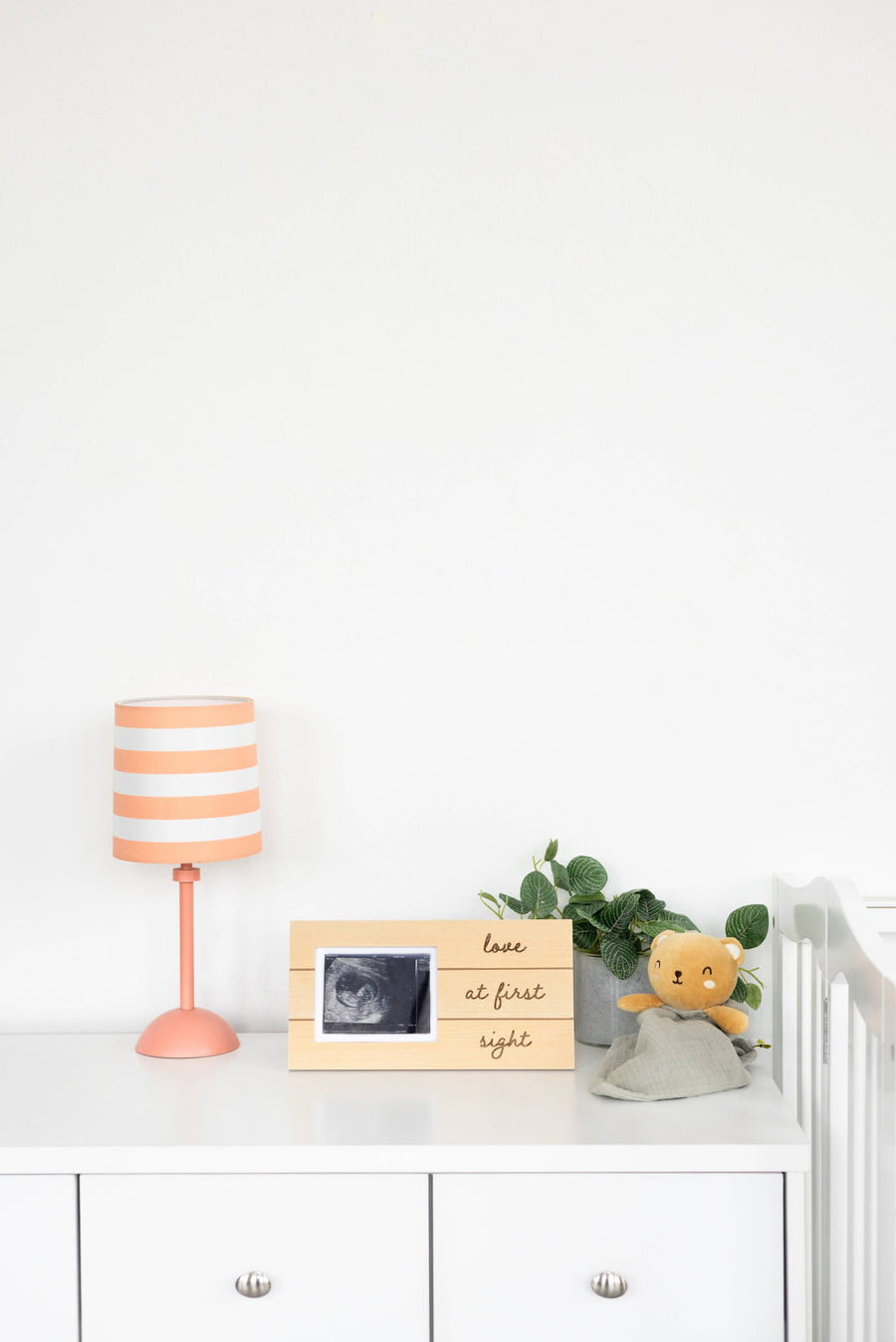 Love At First Sight Sono Plaque Frame for Baby Nursery