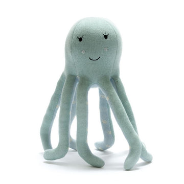 Organic Knitted Plush Toy Ollie Octopus