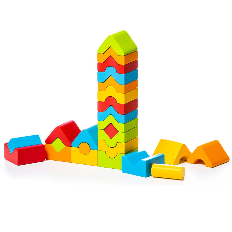 Wooden Set of Towers