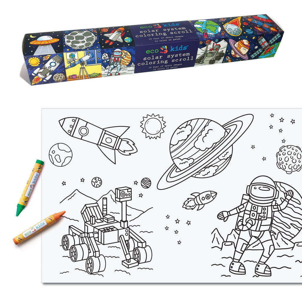 Coloring Scroll - Solar System – Natural Resources: Pregnancy + Parenting