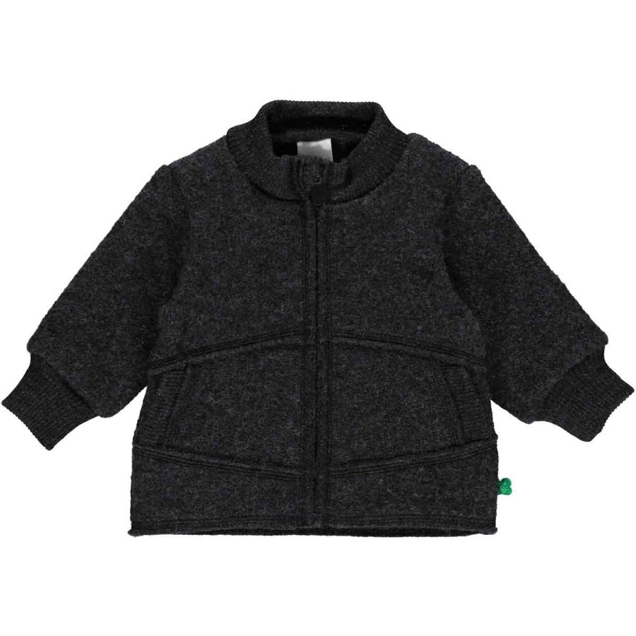 White boiled wool online jacket