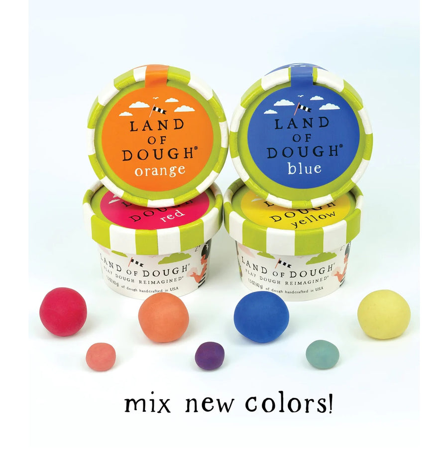 Mini Dough Cup 4 Pack - Rainbow