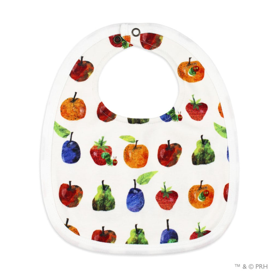 Very Hungry Caterpillar Organic 2-Layer Reversible Bib - Fruit