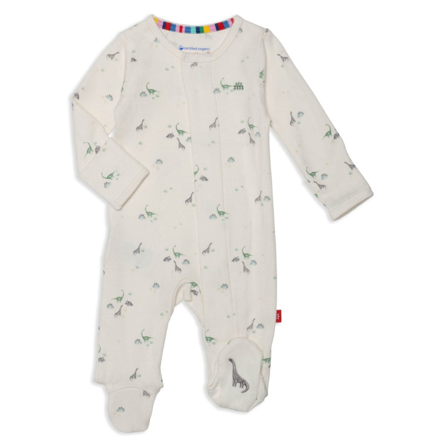 Organic Cotton Magnetic Footie - Tiny Diny