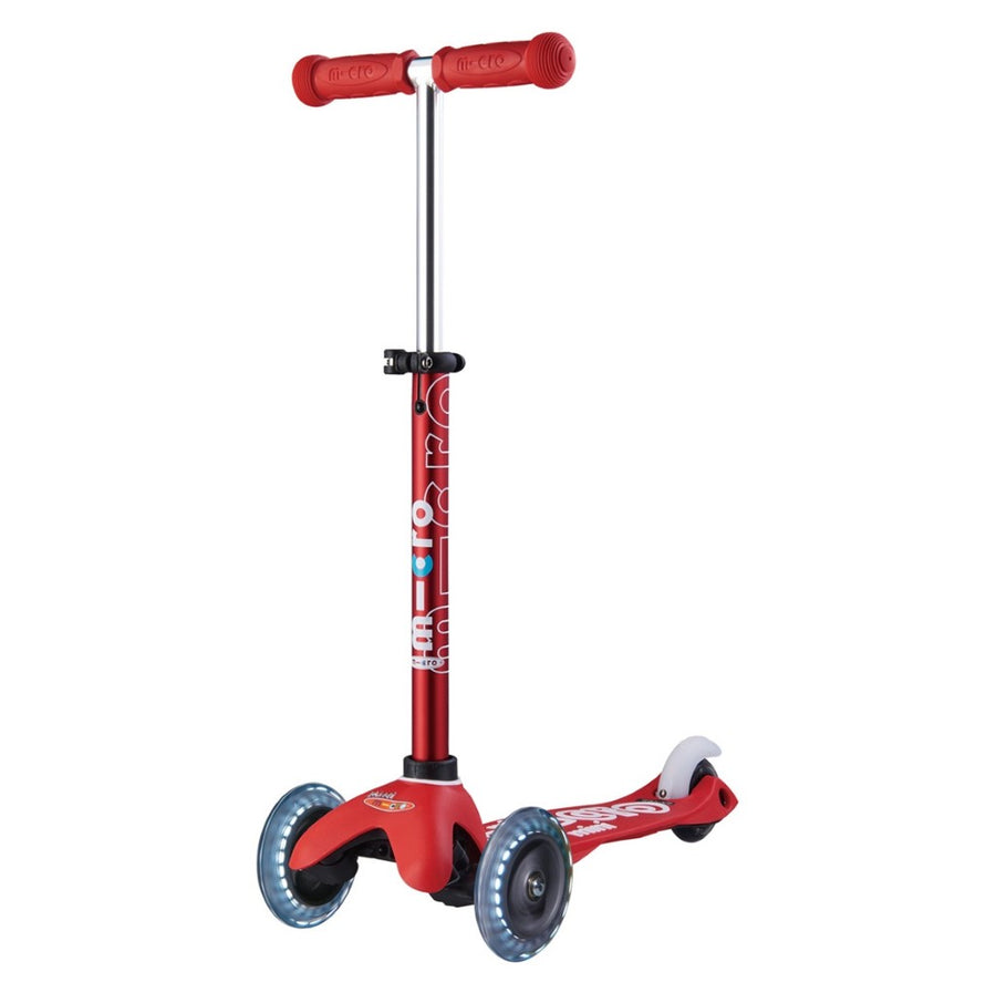 Mini Deluxe LED Scooter - Red