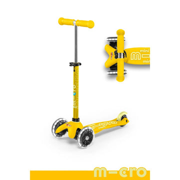 Mini Deluxe LED Scooter - Yellow