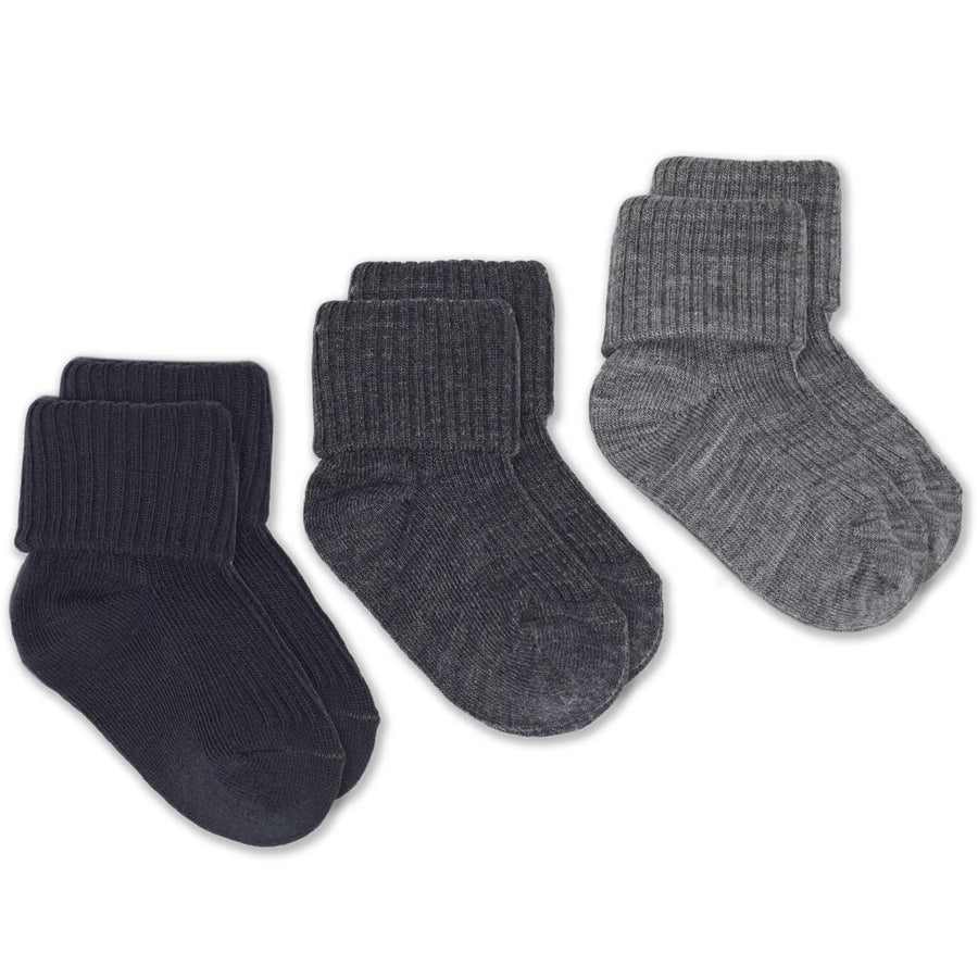 Merino Wool Baby & Toddler Socks 3 Pack