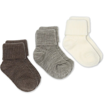 Merino Wool Baby & Toddler Socks 3 Pack