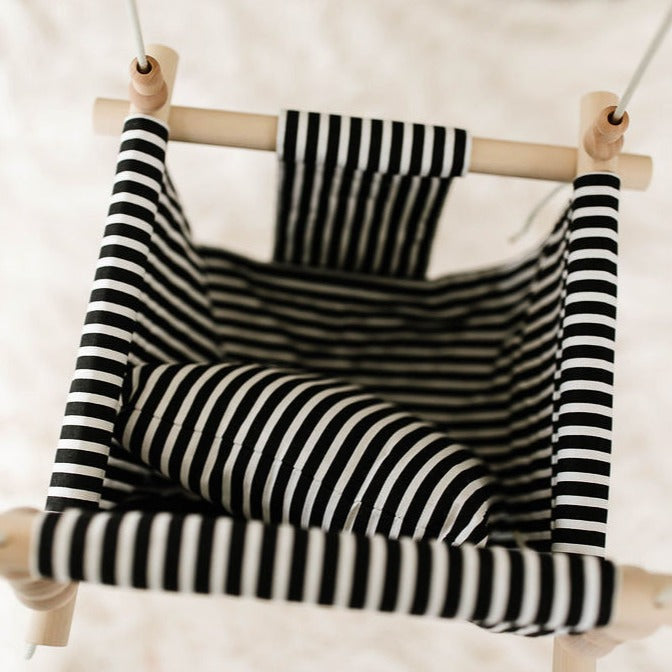 Indoor Baby/Child Swing - Classic Black White Stripe