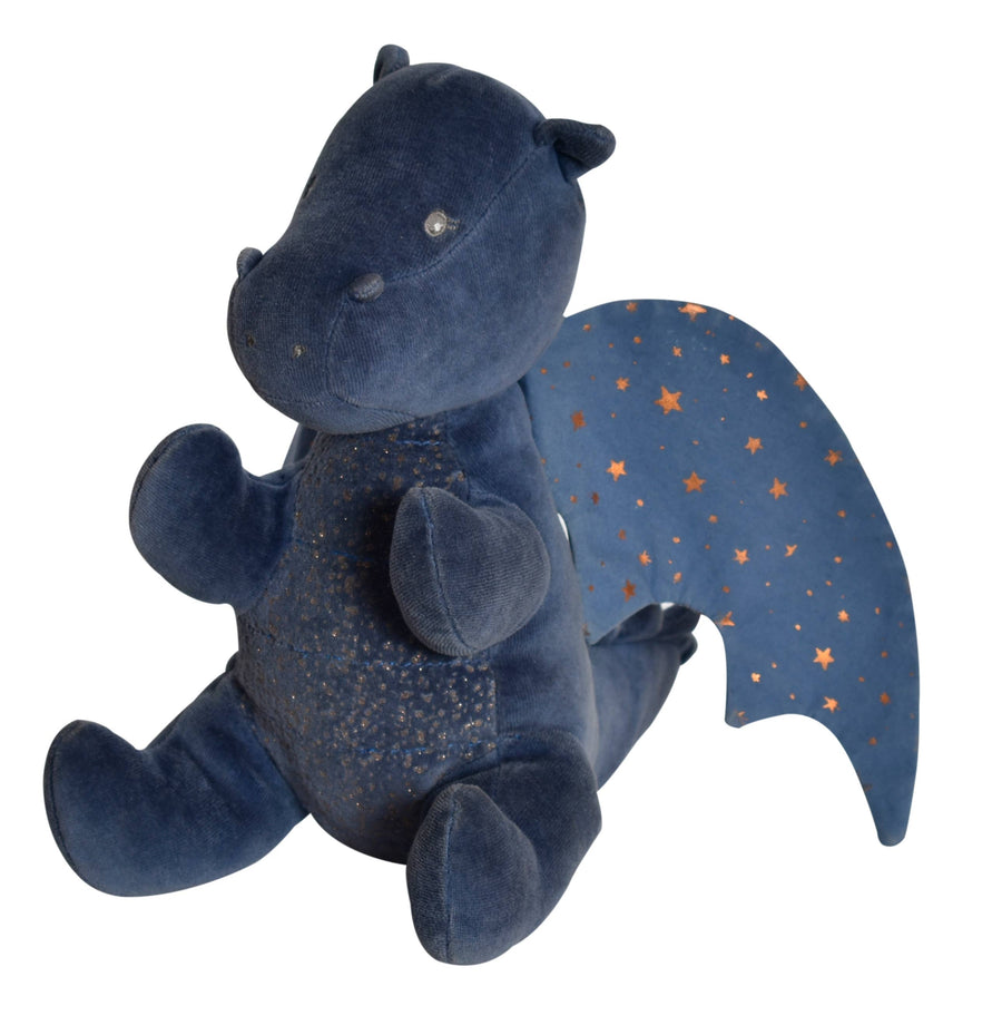 Midnight Dragon Soft Organic Plush Toy