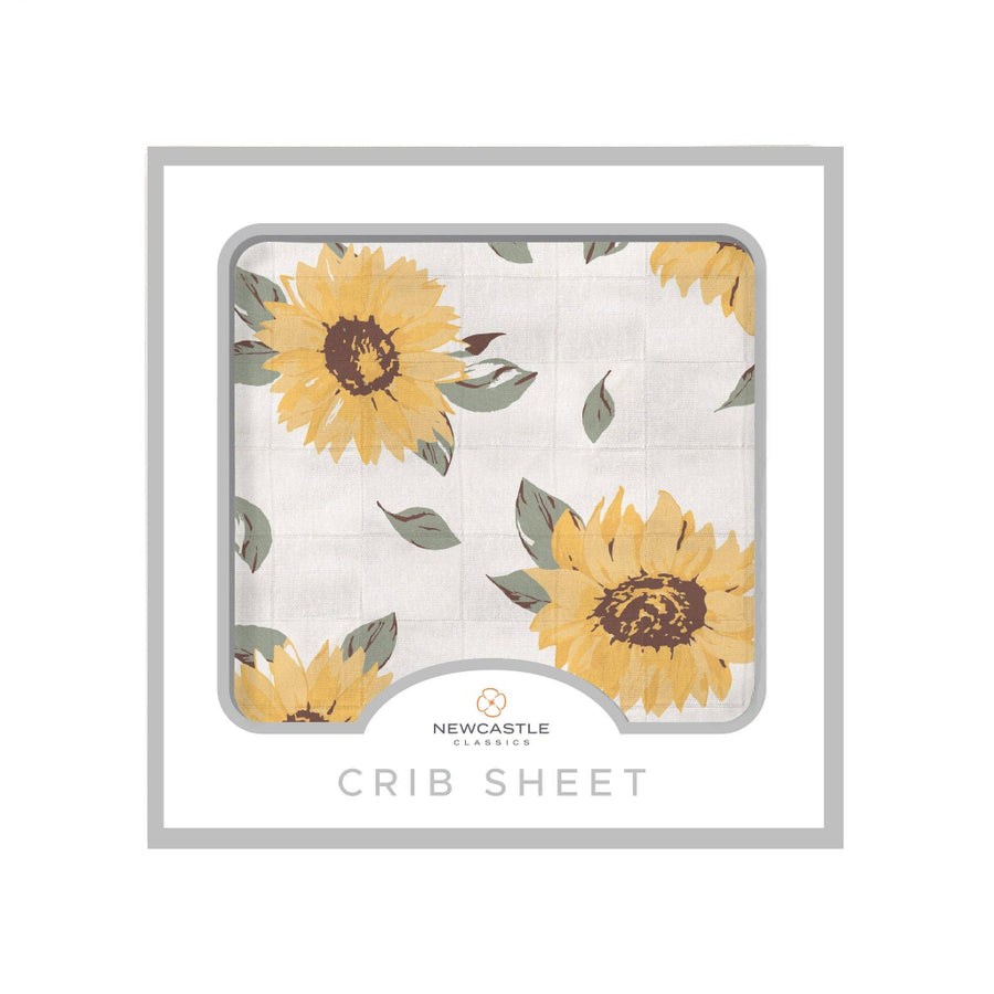 Bamboo Crib Sheet - Sunflower Farm