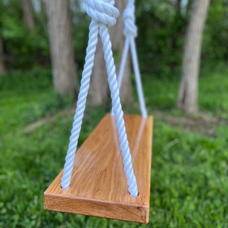 Sweet Swinging Bench Swing - Hickory