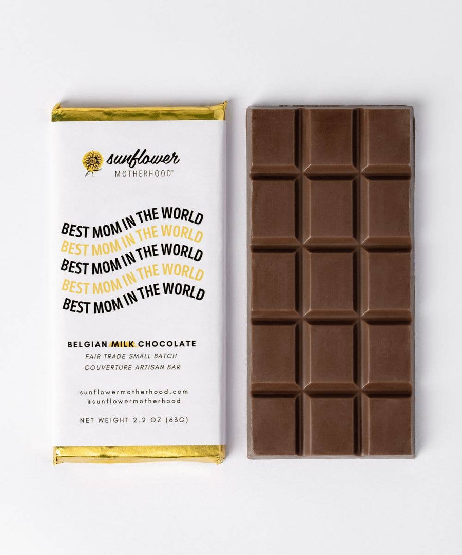 Belgian Chocolate Bar - Milk Chocolate/Best Mom