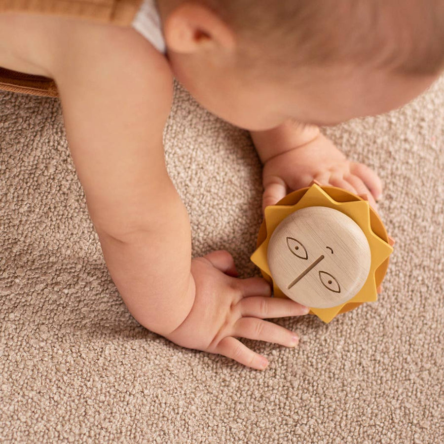 Wooden Spinner Baby Toy Here Comes the Sun