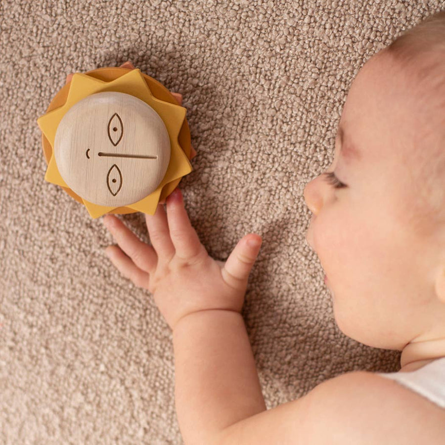 Wooden Spinner Baby Toy Here Comes the Sun