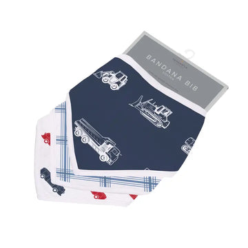 Bamboo Bandana Bibs 3 Pack - Things That Go