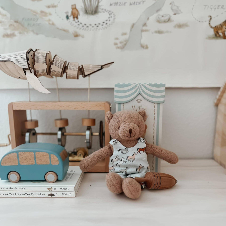 Organic Little Bear Plush - Wild Horses
