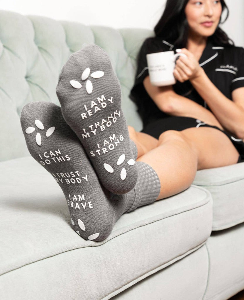 Birthing Affirmation Hospital Socks