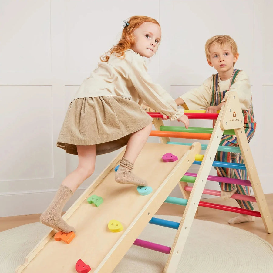 Tiny Land® 7-in-1 Rainbow Climbing Set