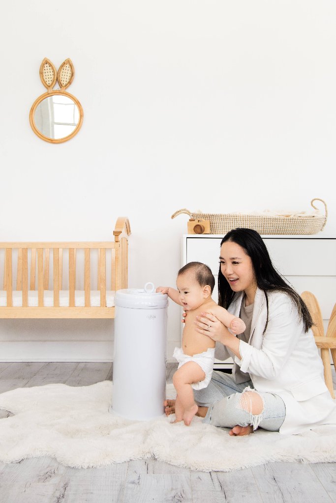 Diaper Pail - White