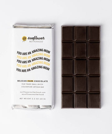 Belgian Chocolate Bar - Dark Chocolate/Amazing Mom