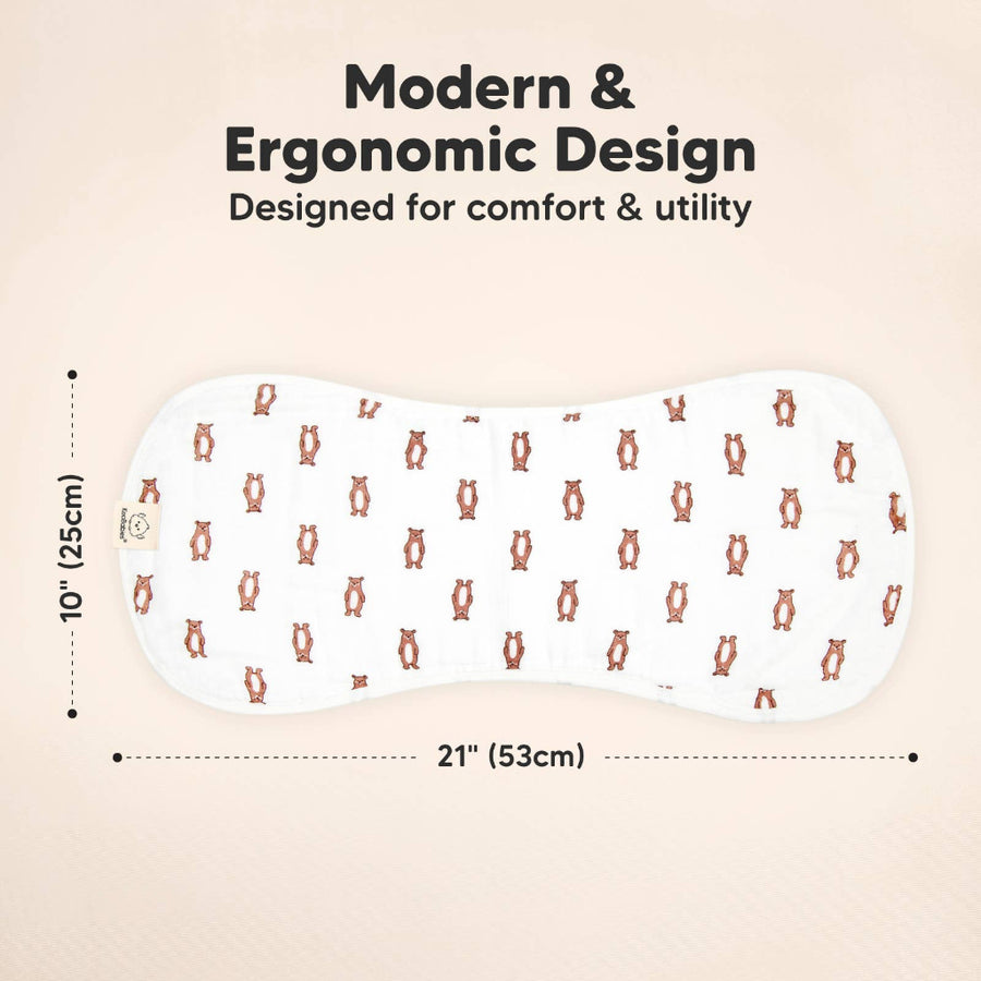 Ergonomic design with measurements on a beige background