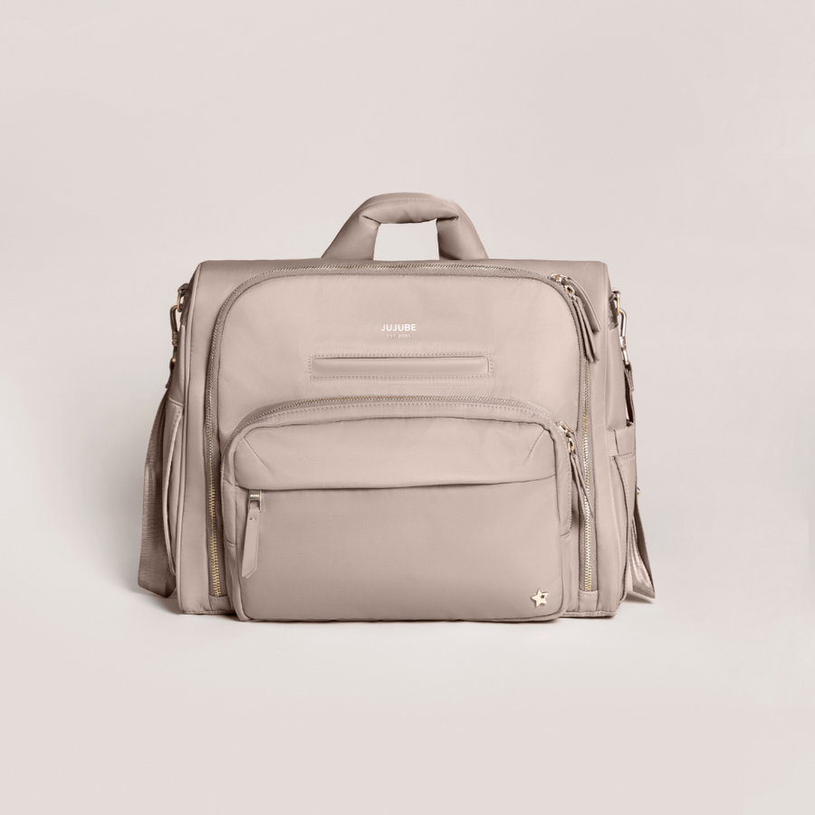 Satchel Diaper Bag - Taupe