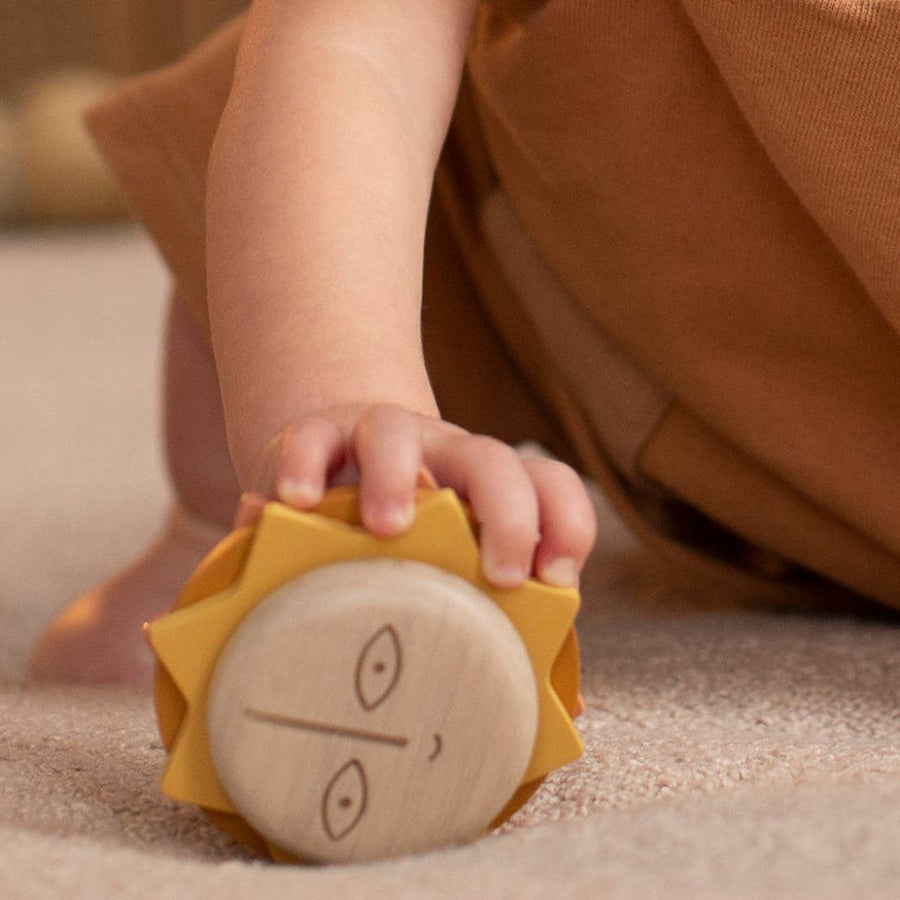 Wooden Spinner Baby Toy Here Comes the Sun