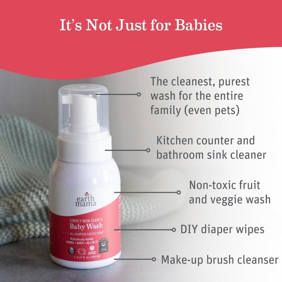 Castile Baby Body Wash & Shampoo - Simply Non-Scents
