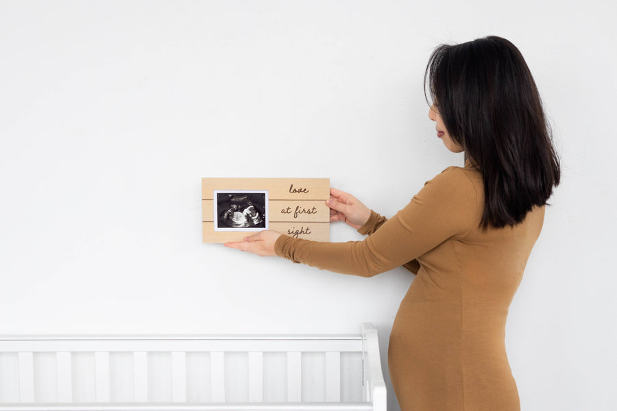 Love At First Sight Sono Plaque Frame for Baby Nursery