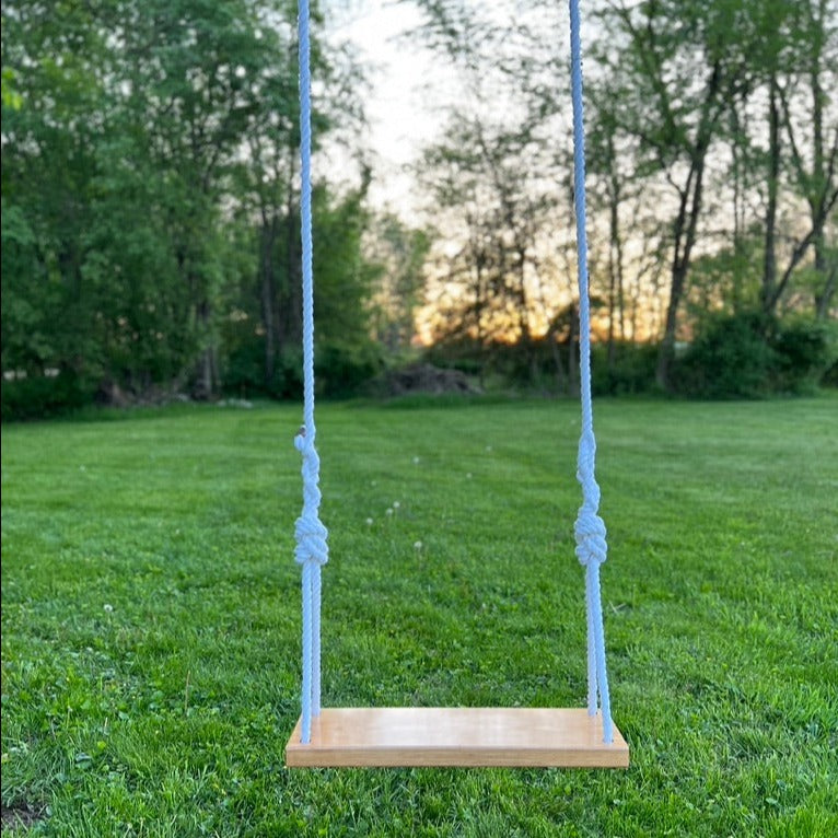 Sweet Swinging Bench Swing - Hickory