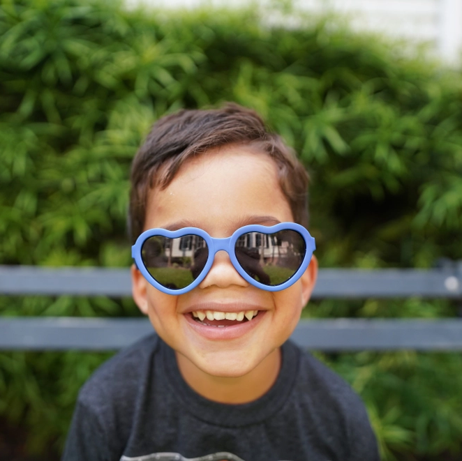 Baby and Kids Heart Sunglasses - Good As Blue