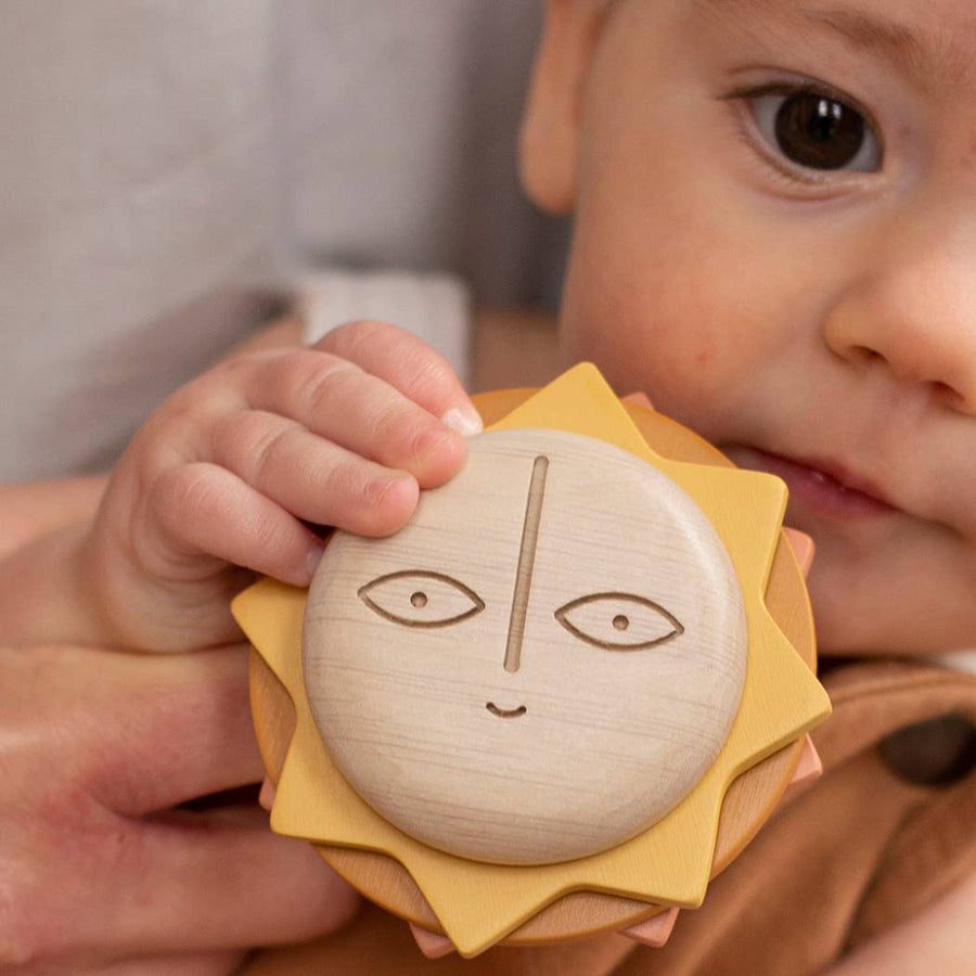 Wooden Spinner Baby Toy Here Comes the Sun