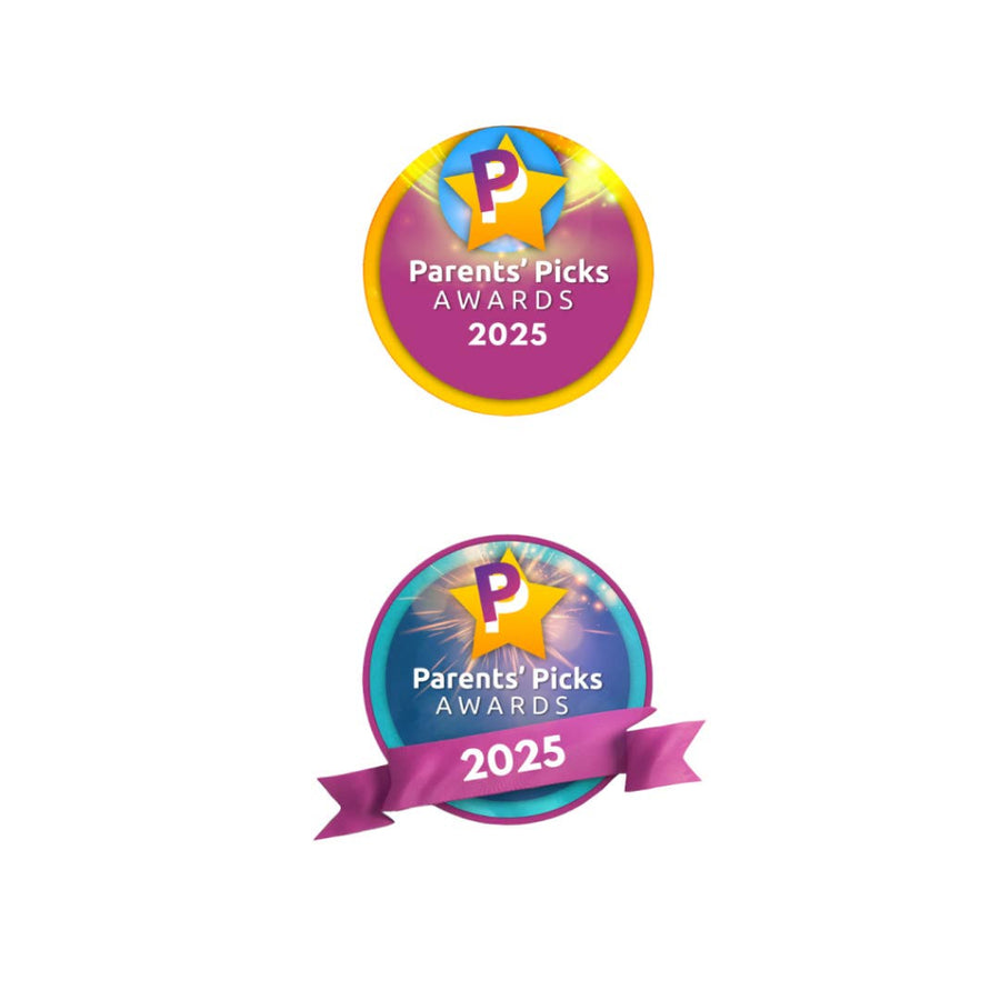 Parents' Picks Awards 2025 badge with colorful design on a white background