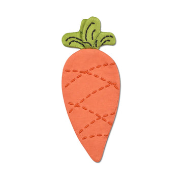 Organic Mini Crinkle Blankie - Carrot